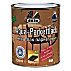 ДЮФА лак Aqua-Parkettlack глянц., 2,5л, расход: 1л./12м2